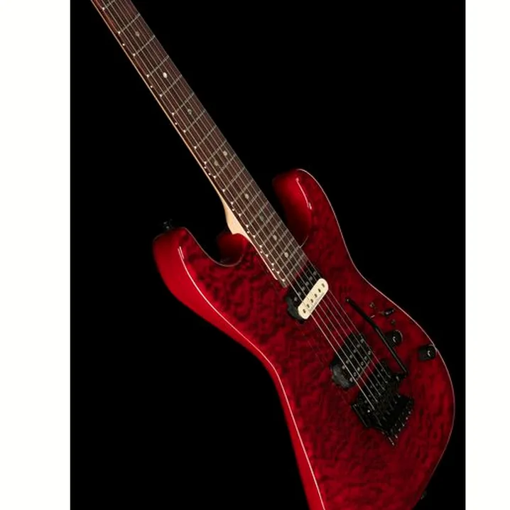 Chitarra Charvel San Dimas 2H FR FMT Crimson – Recensione, Test, Confronto
