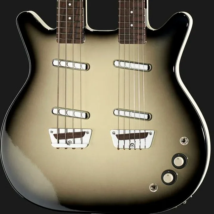 Chitarra elettrica Danelectro DB604 Black Burst Recensione, Test e Confronto