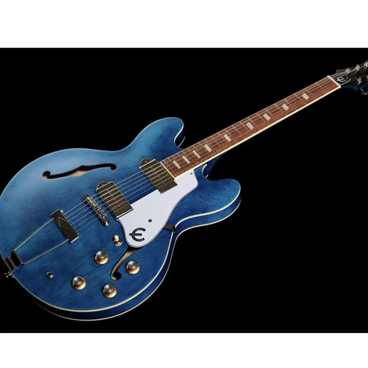 Chitarra elettrica Epiphone Casino Worn Blue Denim, Recensione, Test, Confronto