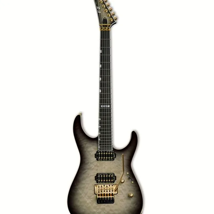 Chitarra elettrica ESP E-II M-II Black Natural Burst, Recensione, Test, Confronto