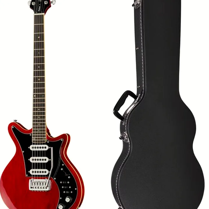 Chitarra elettrica Harley Benton BM-75 Trans Red Deluxe w/Case, Recensione, Test, Confronto