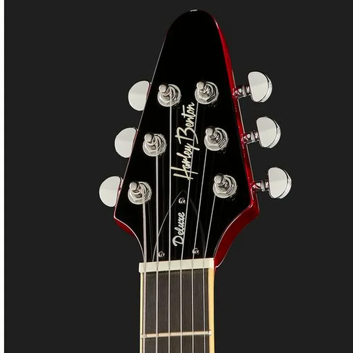 Chitarra elettrica Harley Benton BM-75 Trans Red Deluxe w/Case, Recensione, Test, Confronto