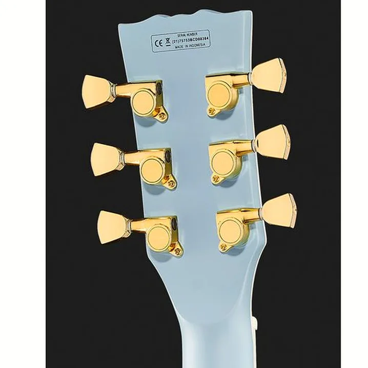 Chitarra elettrica Harley Benton DC-LTD Gotoh Daphne Blue, Recensione, Test, Confronto