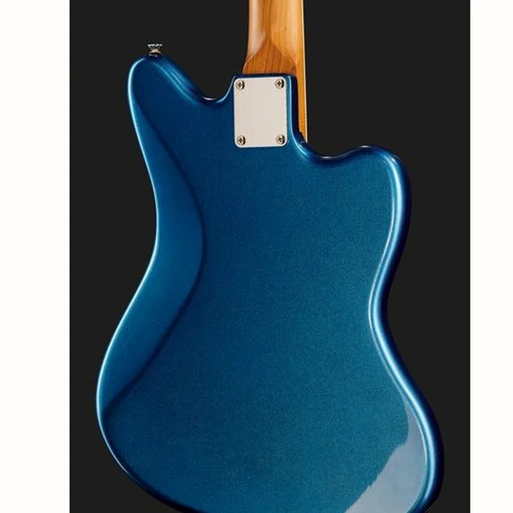 Chitarra elettrica Harley Benton JA-60CC LH Lake Placid Blue, Recensione, Test, Confronto