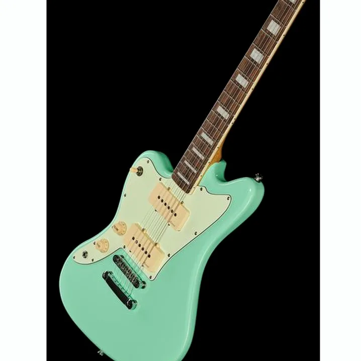 Chitarra elettrica Harley Benton JA-60CC LH Seafoam Green, Recensione, Test, Confronto