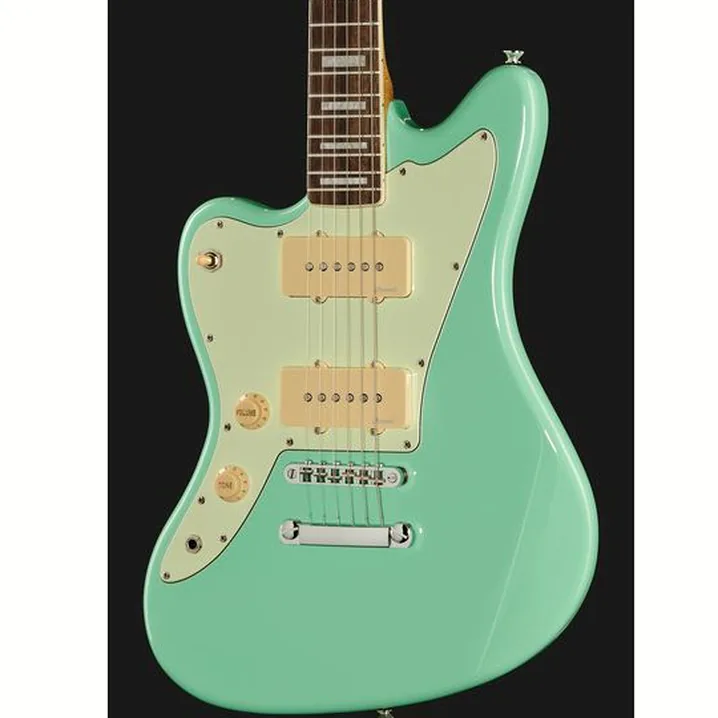 Chitarra elettrica Harley Benton JA-60CC LH Seafoam Green, Recensione, Test, Confronto