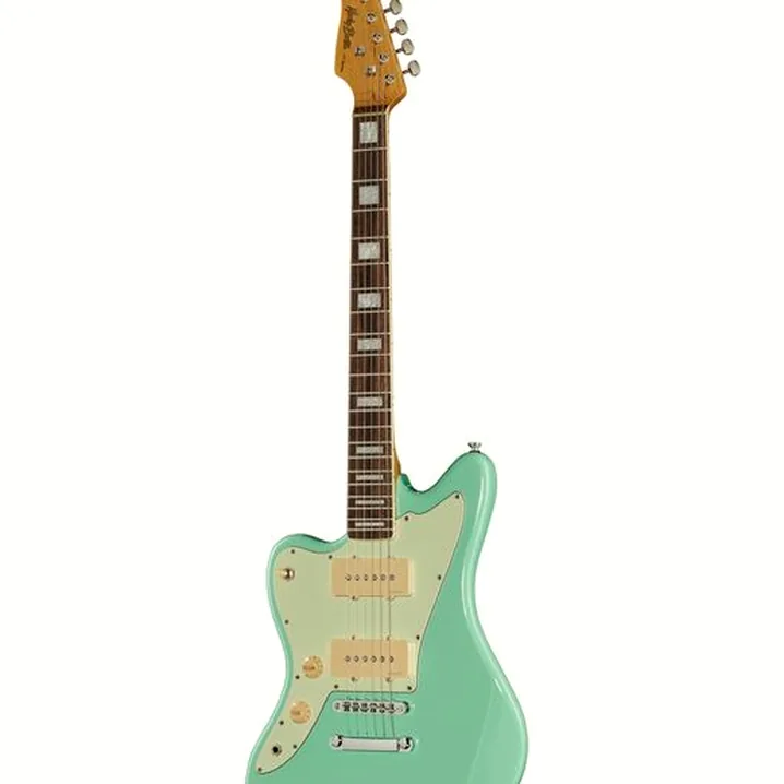 Chitarra elettrica Harley Benton JA-60CC LH Seafoam Green, Recensione, Test, Confronto