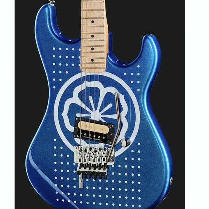 Chitarra elettrica Kramer Guitars White Lotus Baretta Candy Blue, Recensione, Test, Confronto