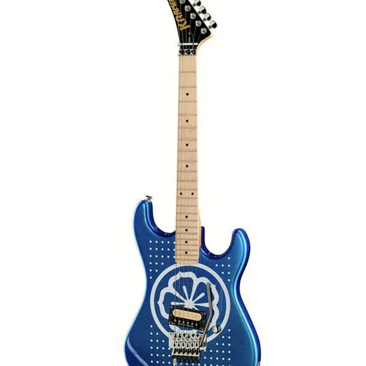 Chitarra elettrica Kramer Guitars White Lotus Baretta Candy Blue, Recensione, Test, Confronto