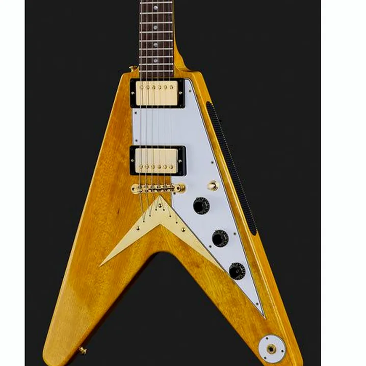 Chitarra Gibson 58 Korina Flying V VOS Test, Confronto e Recensioni