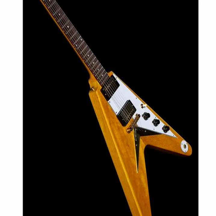 Chitarra Gibson 58 Korina Flying V VOS Test, Confronto e Recensioni