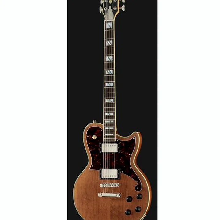 La chitarra elettrica DAngelico DLX Atlantic Baritone Walnut Recensione, Test & Confronto