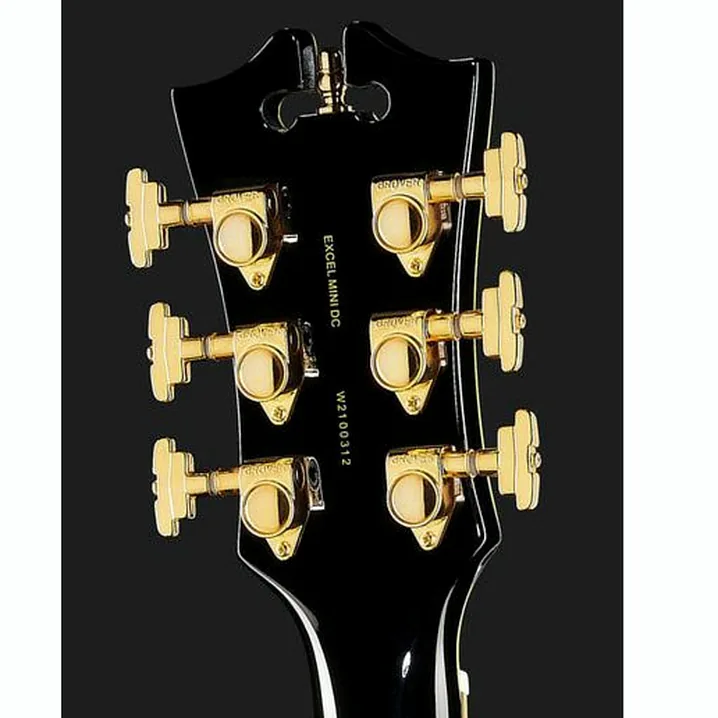 La chitarra elettrica DAngelico Excel Mini DC Black Dog / Recensione, Confronto & Test