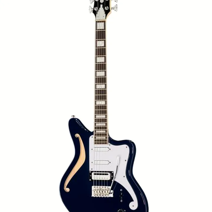 La chitarra elettrica DAngelico Premier Bedford SH Navy Blue Recensione, Test & Confronto