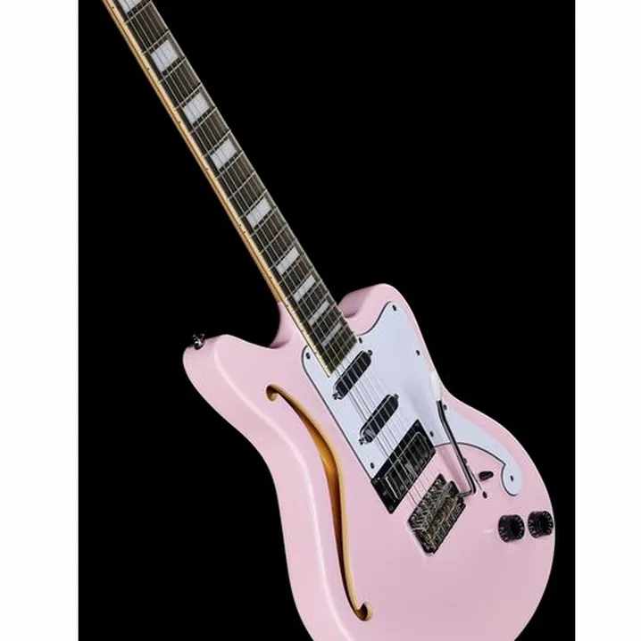 La chitarra elettrica DAngelico Premier Bedford SH Shell Pink Recensione, Test & Confronto