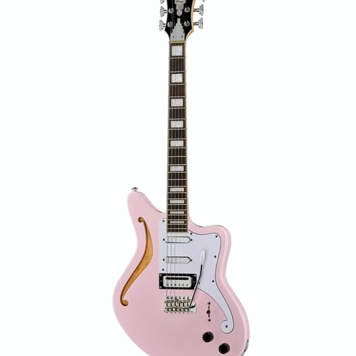 La chitarra elettrica DAngelico Premier Bedford SH Shell Pink Recensione, Test & Confronto