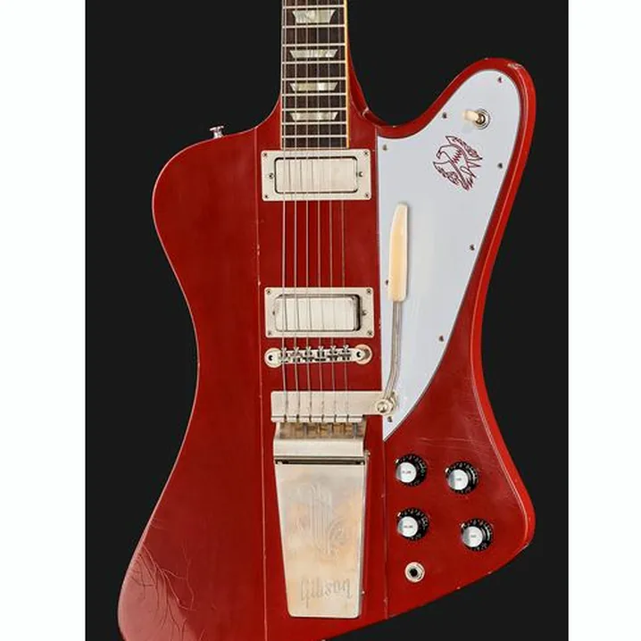 La chitarra elettrica Gibson 1963 Firebird V Reissue CR ULA / Confronto, Test e Recensione