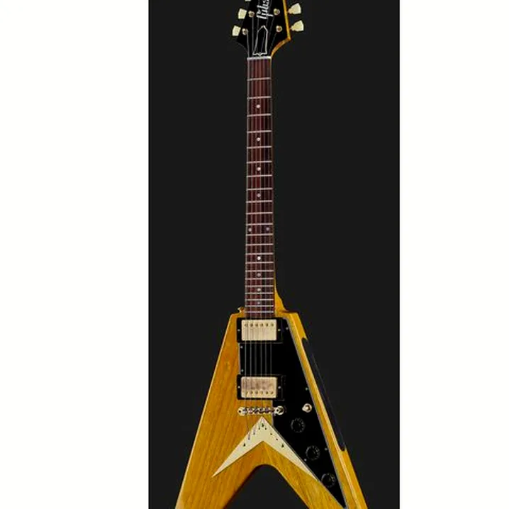 La chitarra elettrica Gibson 58 Korina Flying V BG VOS / Recensione, Confronto & Test
