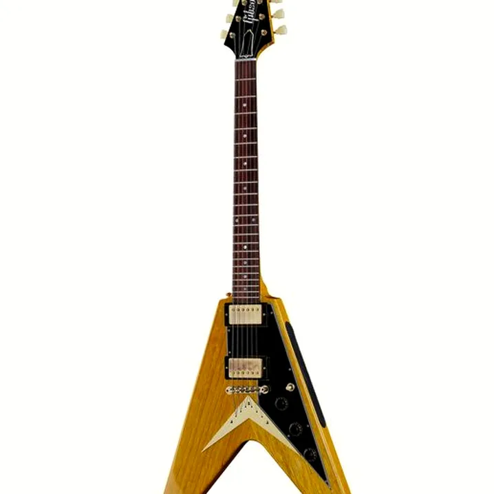 La chitarra elettrica Gibson 58 Korina Flying V BG VOS / Recensione, Confronto & Test