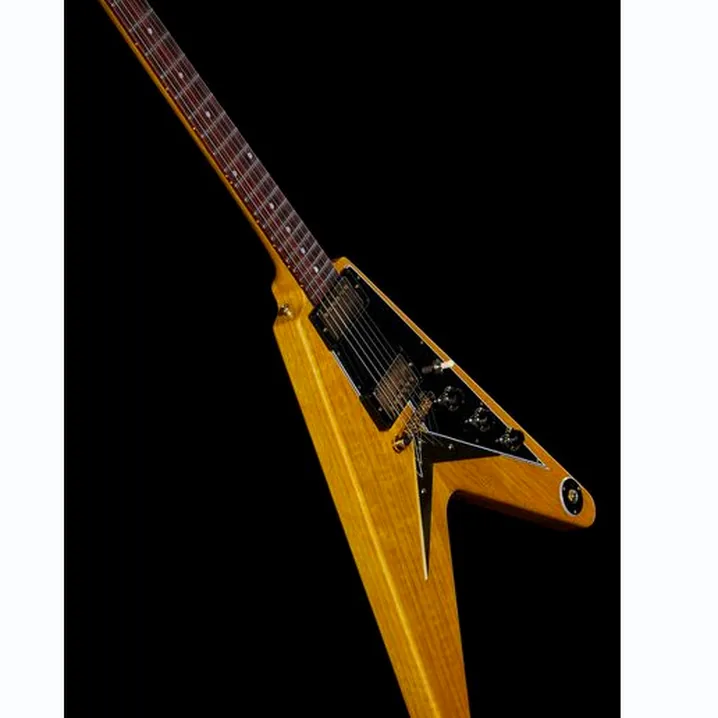 La chitarra elettrica Gibson 58 Korina Flying V BG VOS / Recensione, Confronto & Test