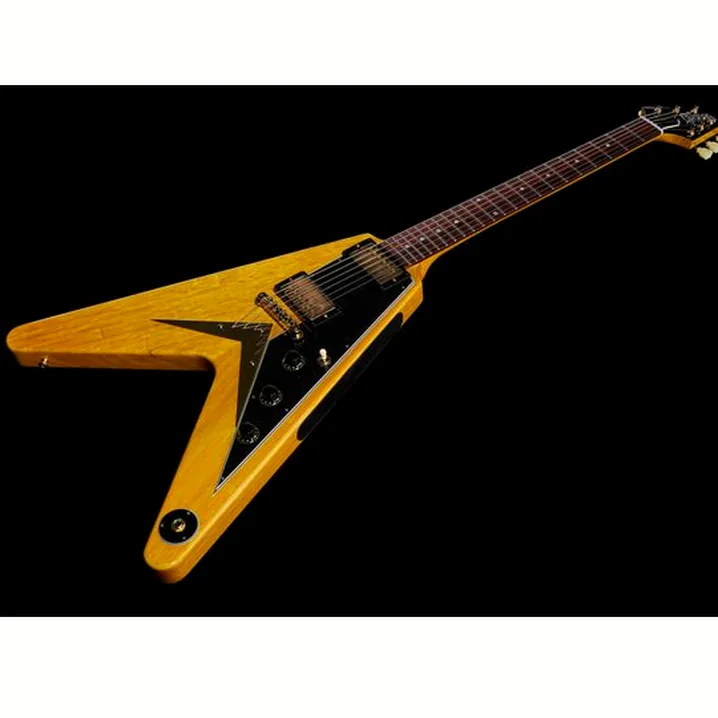 La chitarra elettrica Gibson 58 Korina Flying V BG VOS / Recensione, Confronto & Test