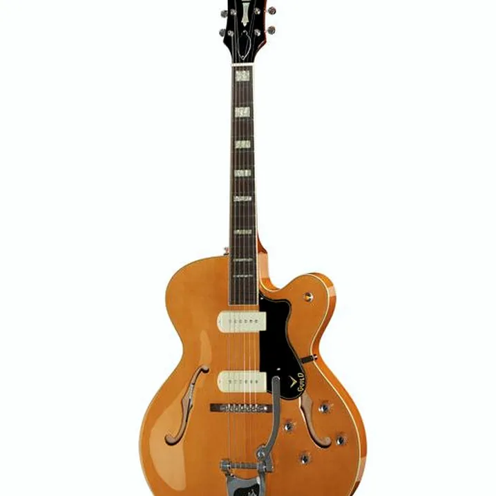 La chitarra elettrica Guild X-175B Manhattan w/Bigsby Recensione, Test & Confronto