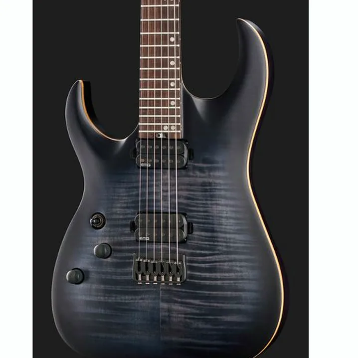 La chitarra elettrica Harley Benton Amarok 6 LH BKNT Flame Burst Recensione, Test & Confronto