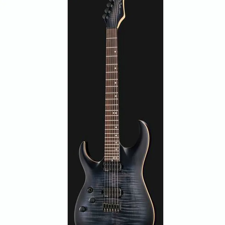 La chitarra elettrica Harley Benton Amarok 6 LH BKNT Flame Burst Recensione, Test & Confronto