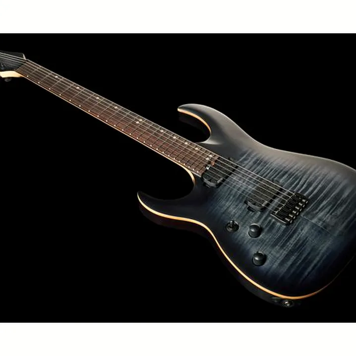 La chitarra elettrica Harley Benton Amarok 6 LH BKNT Flame Burst Recensione, Test & Confronto