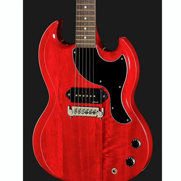 La chitarra elettrica Harley Benton DC-60 Junior Faded Cherry Recensione, Test & Confronto