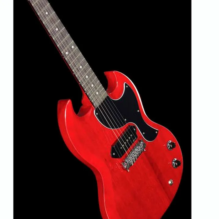 La chitarra elettrica Harley Benton DC-60 Junior Faded Cherry Recensione, Test & Confronto