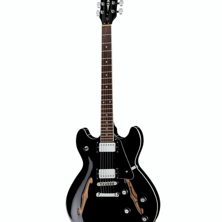 La chitarra elettrica Harley Benton HB-35 BK Vintage Series Recensione, Test & Confronto