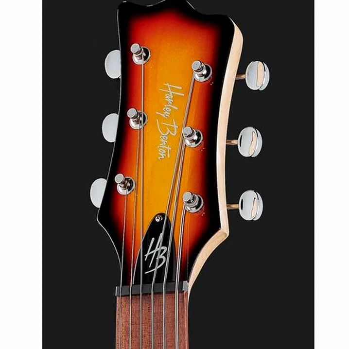 La chitarra elettrica Harley Benton MR-Classic Baritone LH SB / Confronto, Test e Recensione