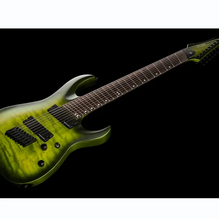 La chitarra elettrica Harley Benton MultiScale-8 QEB Set Recensione, Test & Confronto