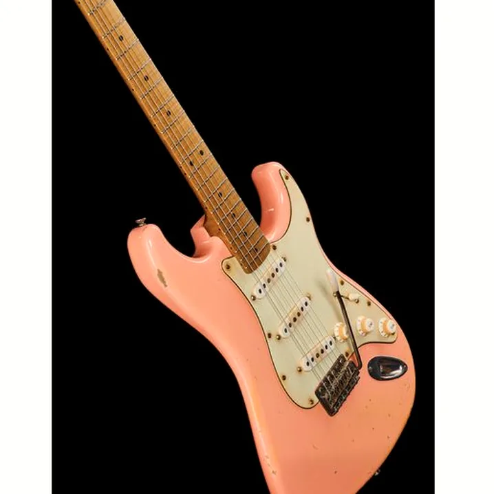La chitarra elettrica LSL Saticoy MN Shell Pink Med Aged, Recensione e Test
