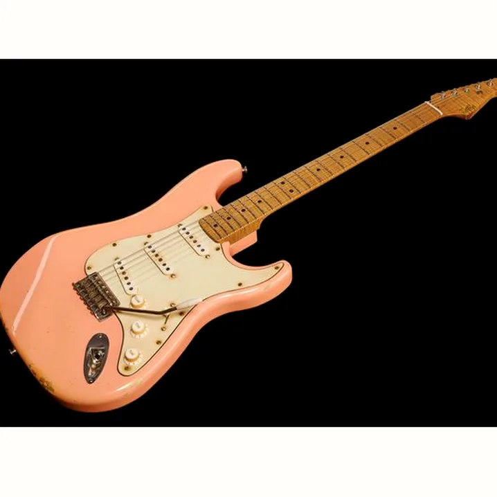 La chitarra elettrica LSL Saticoy MN Shell Pink Med Aged, Recensione e Test