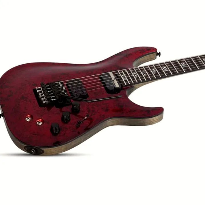 La chitarra elettrica Schecter C-1 FR S Apocalypse Red Reign Recensione, Test & Confronto
