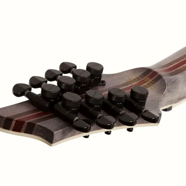 La chitarra elettrica Schecter C-8 MS SLS Elite Evil Twin SBK / Confronto, Test e Recensione