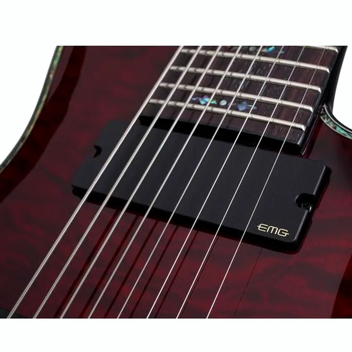 La chitarra elettrica Schecter Hellraiser C-8 Black Cherry Recensione, Test & Confronto