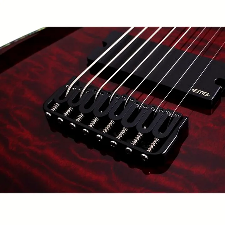 La chitarra elettrica Schecter Hellraiser C-8 Black Cherry Recensione, Test & Confronto