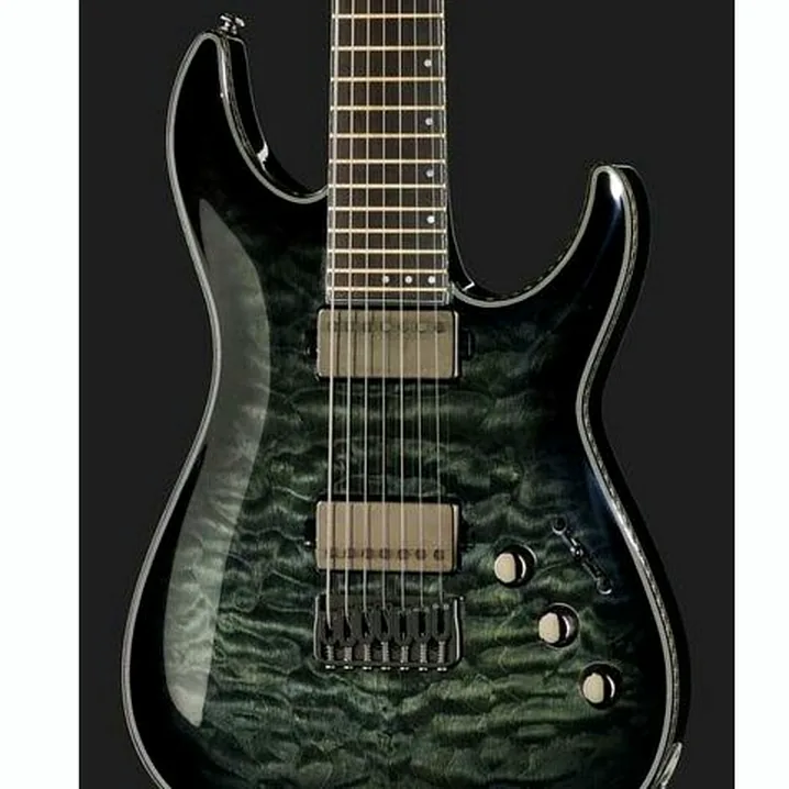 La chitarra elettrica Schecter Hellraiser Hybrid C-7 TBB: Confronto, Recensioni, Test