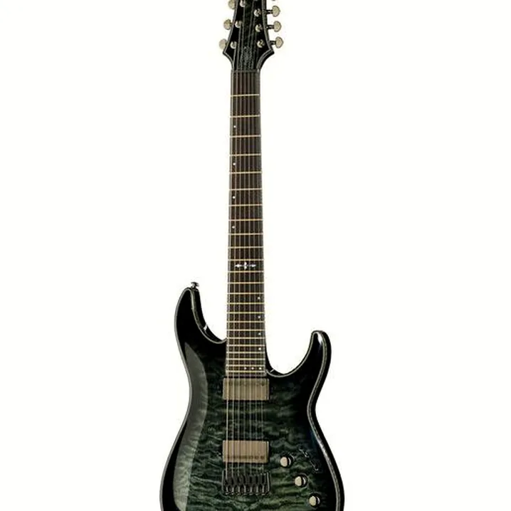 La chitarra elettrica Schecter Hellraiser Hybrid C-7 TBB: Confronto, Recensioni, Test
