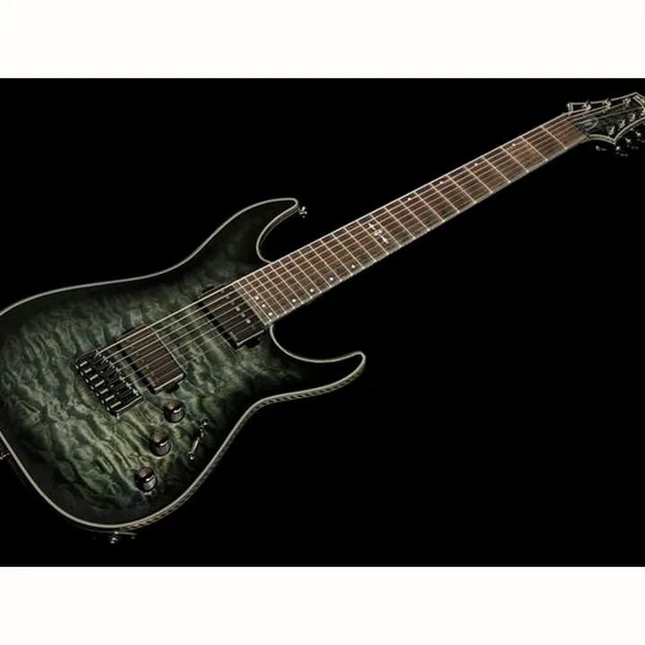 La chitarra elettrica Schecter Hellraiser Hybrid C-7 TBB: Confronto, Recensioni, Test