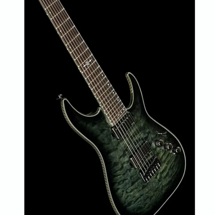 La chitarra elettrica Schecter Hellraiser Hybrid C-7 TBB: Confronto, Recensioni, Test