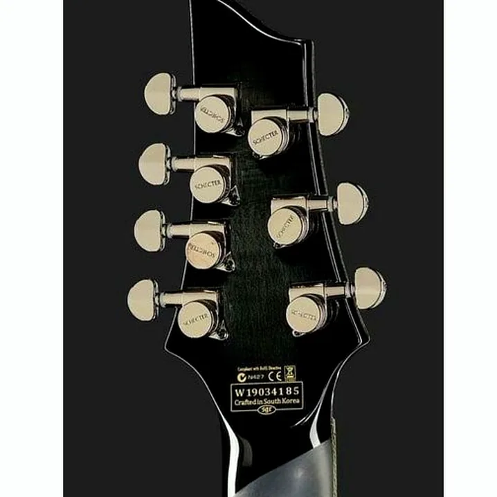La chitarra elettrica Schecter Hellraiser Hybrid C-7 TBB: Confronto, Recensioni, Test