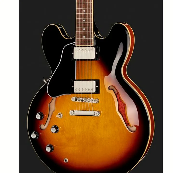 La chitarra Epiphone ES-335 Vintage Sunburst LH Recensione, Confronto e Test