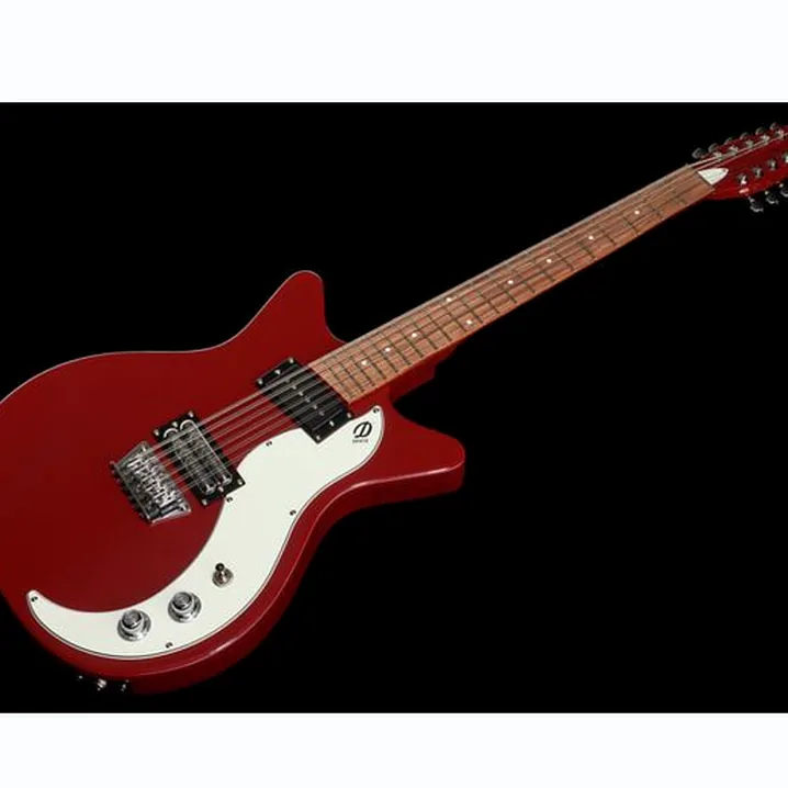 Recensione e prova della chitarra Danelectro 59X12 blood red