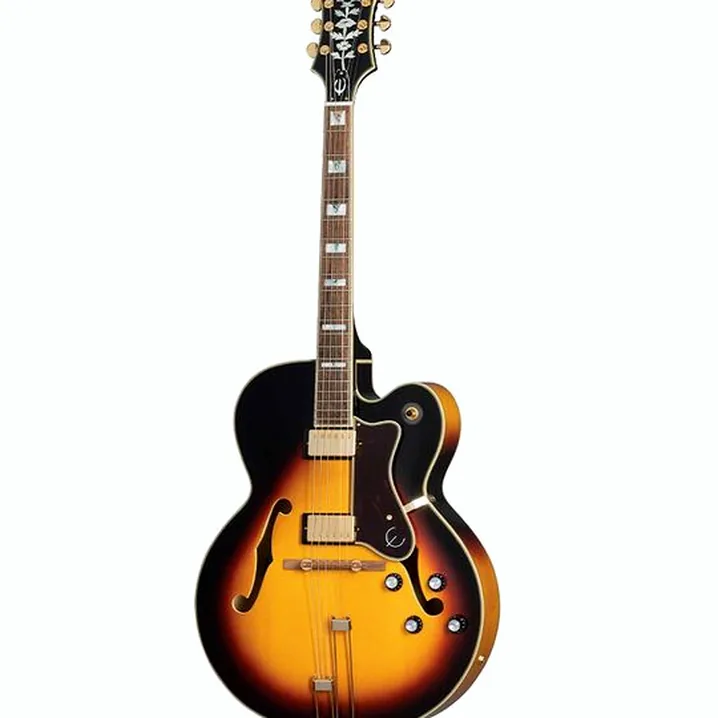 Recensione e prova della chitarra elettrica Epiphone Broadway Vintage Sunburst