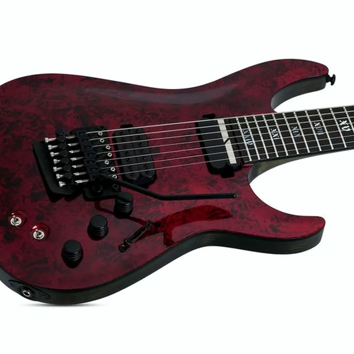 Recensione e prova della chitarra elettrica Schecter C-7 FR S Apocalypse Red Reign