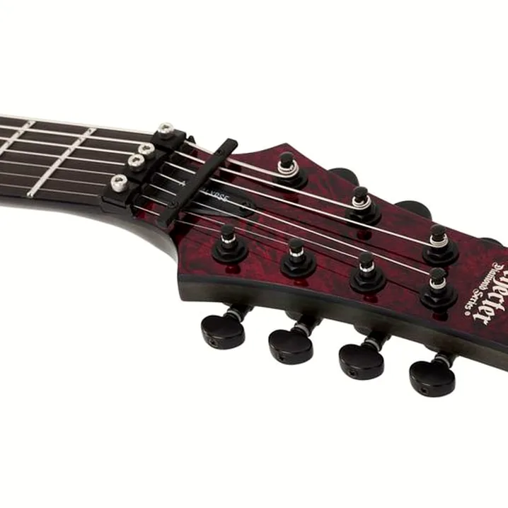 Recensione e prova della chitarra elettrica Schecter C-7 FR S Apocalypse Red Reign